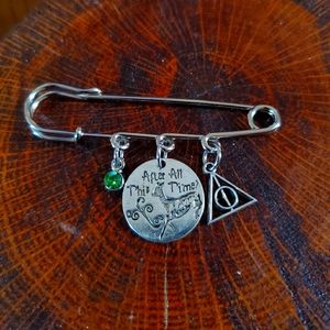 Harry Potter Snape Always Pin. Charm Pin. New.